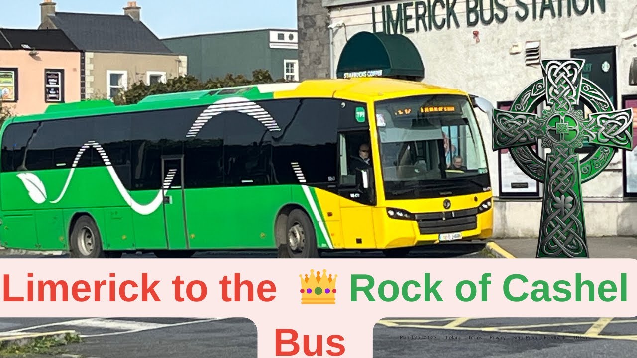 Limerick to the Rock of Cashel bus Journey with town walk 👀 ☘️   4K