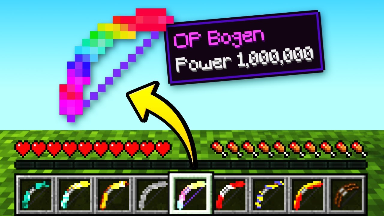 MINECRAFT aber BÖGEN sind SUPER OP!