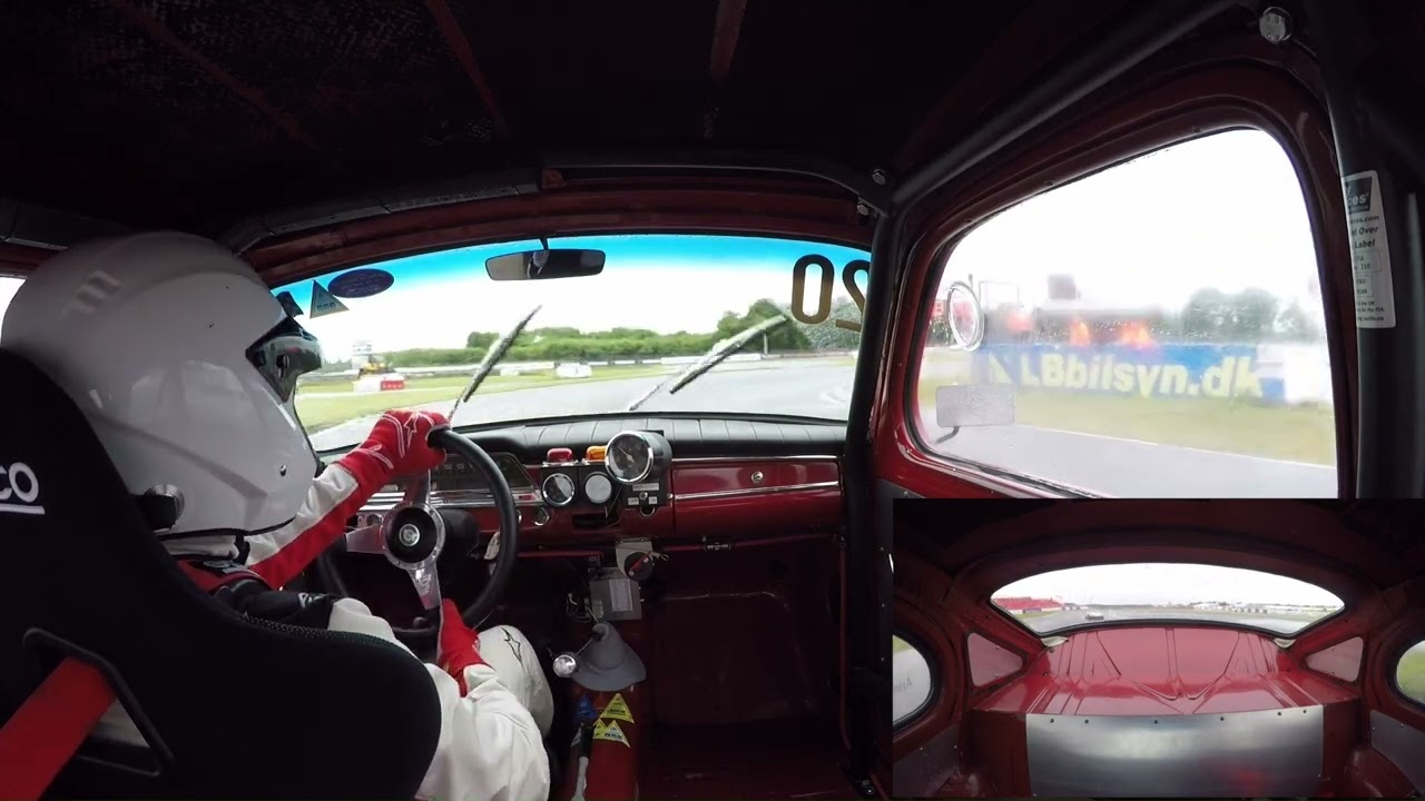 Volvo PV 544 Sport onboard overall racewin!!! @Padborg Park