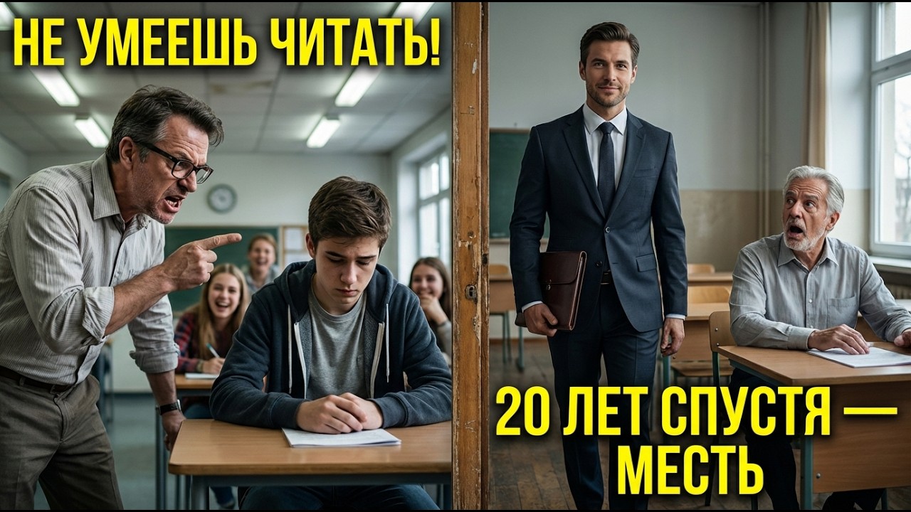 «Ты даже читать не умеешь!» — крикнул учитель при всём классе. 20 лет спустя этот «неуч» вошёл