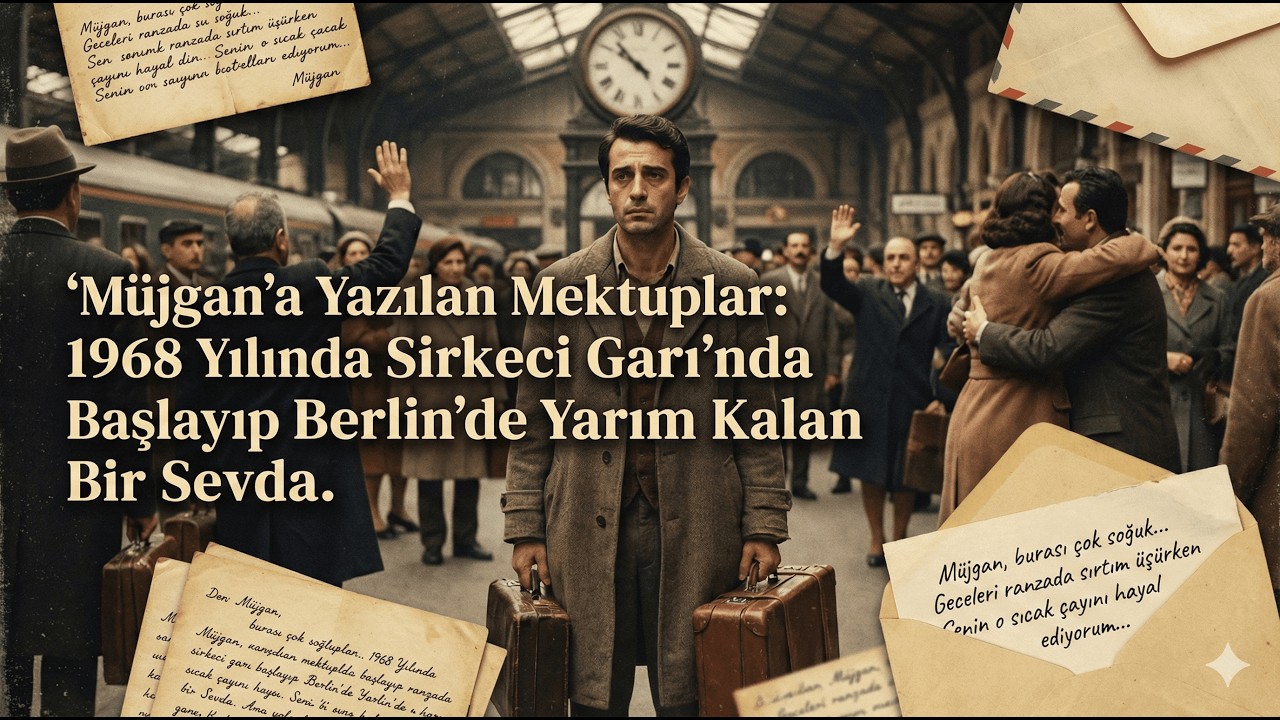 1968 Yılı Müjgan'a Yazılan Mektuplar - Berlin de Yarım Kalan Bir Sevda (68s Arşiv Kaydı) Seslendirme