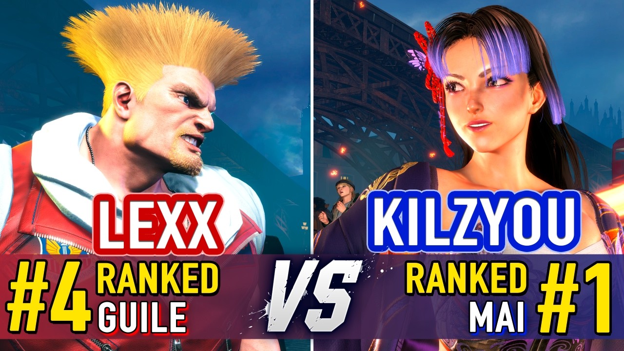 SF6 🤜 LEXX (#4 Ranked Guile) vs KILZYOU (#1 Ranked Mai) 🤛 SF6 High Level Gameplay