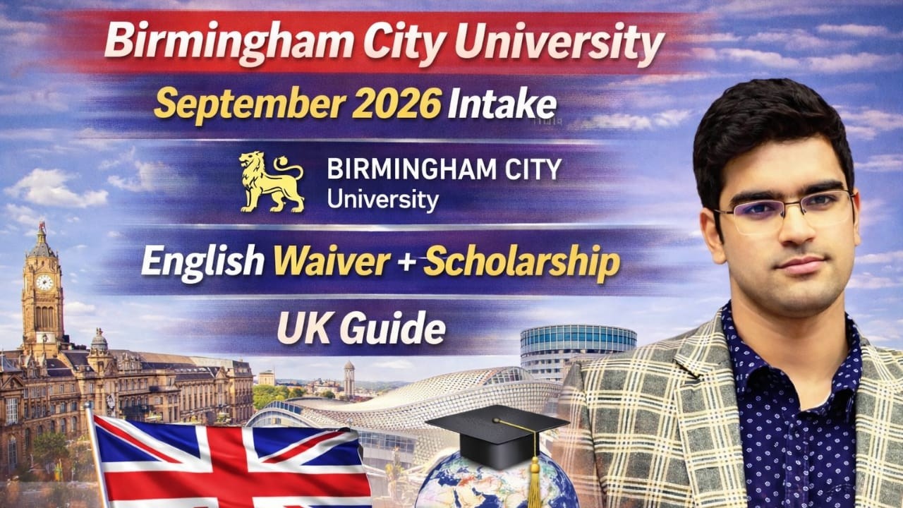 Birmingham City University September 2026 Intake | English Waiver  Scholarship UK Guide  Study in UK