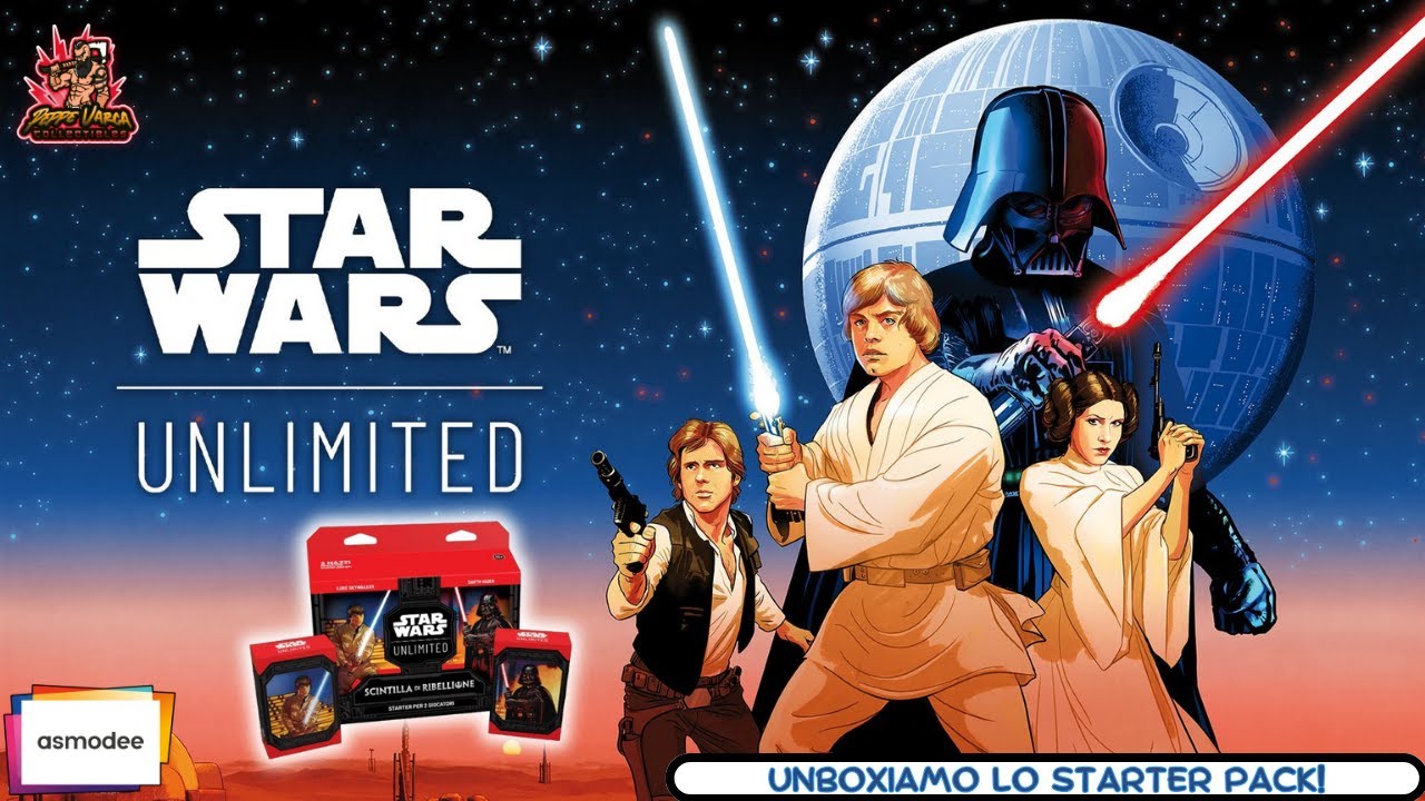 Star Wars: Unlimited - Scintilla di Ribellione - Starter Pack per due giocatori Unboxing | WOW