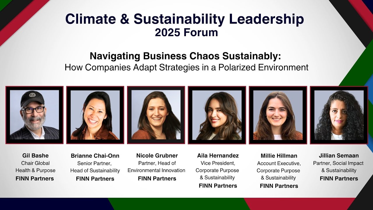 Navigating Business Chaos Sustainably | Climate Leadership Strategies at FINN Partners