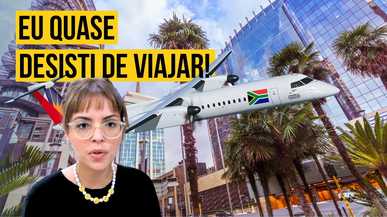 VOANDO DE MAPUTO PRA JOANESBURGO! | Moçambique - África do Sul