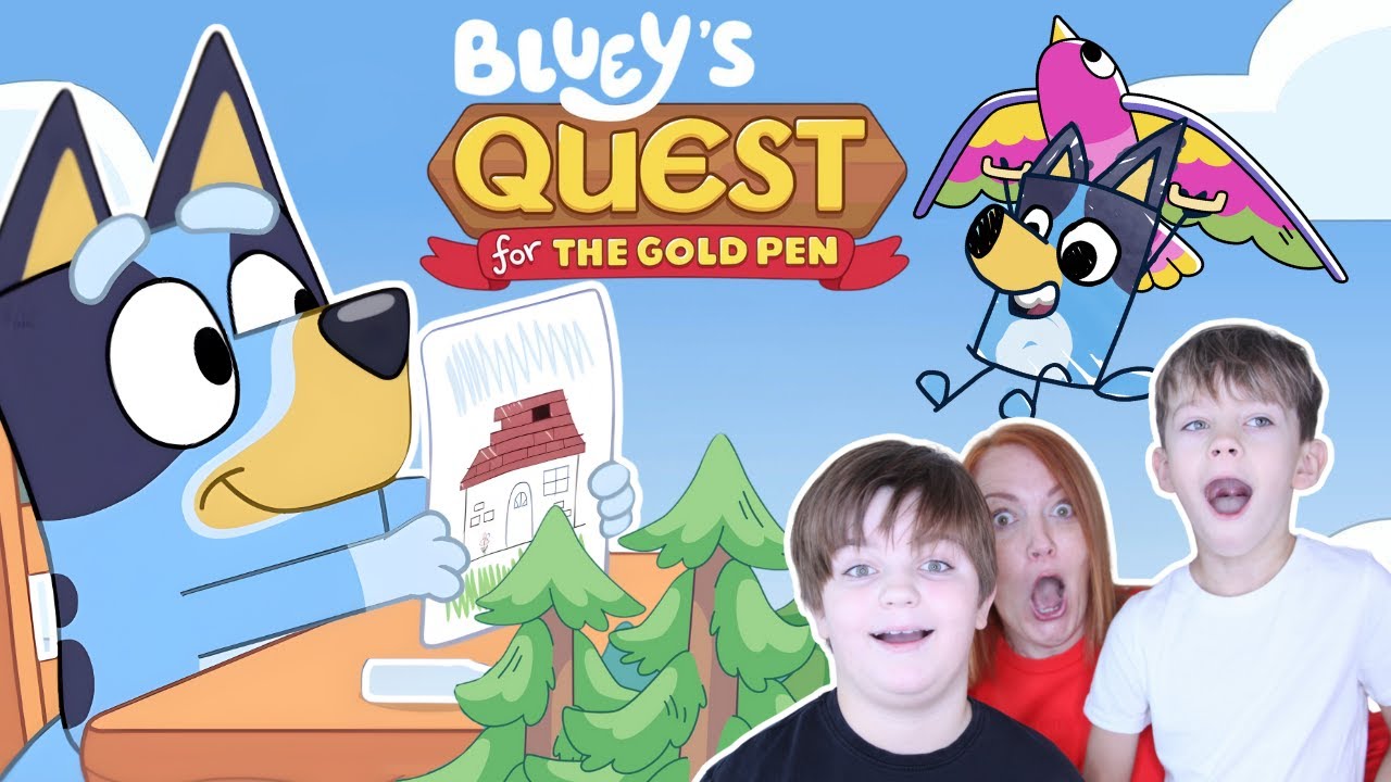 Bluey's Quest For The Gold Pen | Gameplay with Ima and Jessy