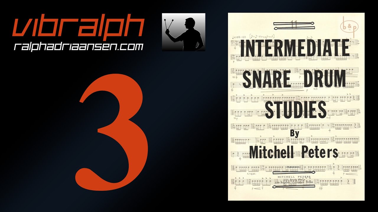 Vibralph - Intermediate snare drum studies Ex  V VI VII VIII 