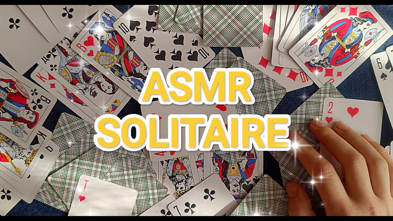 ASMR SOLITAIRE ✨/ АСМР ПАСЬЯНС ♥♠/ КАРТЫ / WHISPER