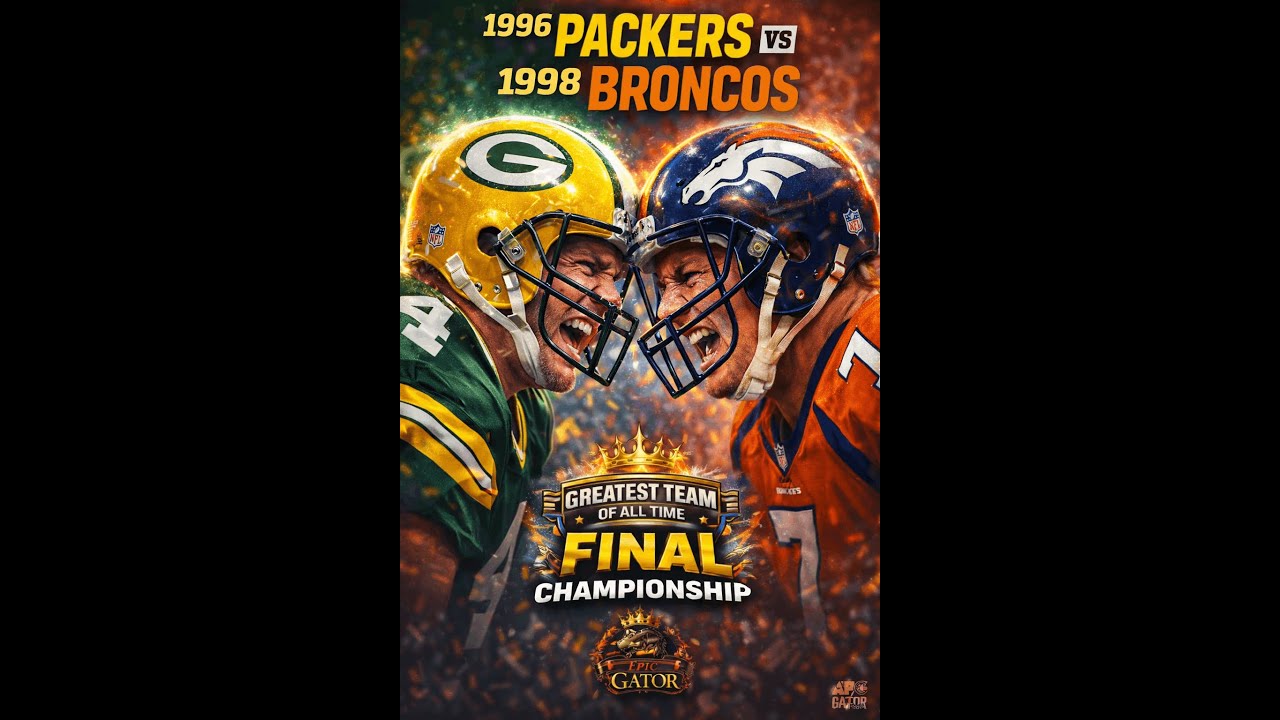 🏈 1996 Packers vs 1998 Broncos | GOAT Tourney FINAL | Who Really Owns Football History?