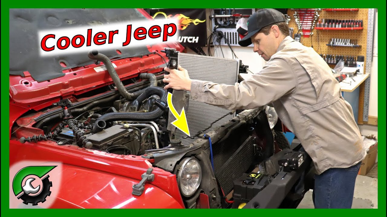 My JK Runs Cooler Now!  Jeep JK Radiator replacement