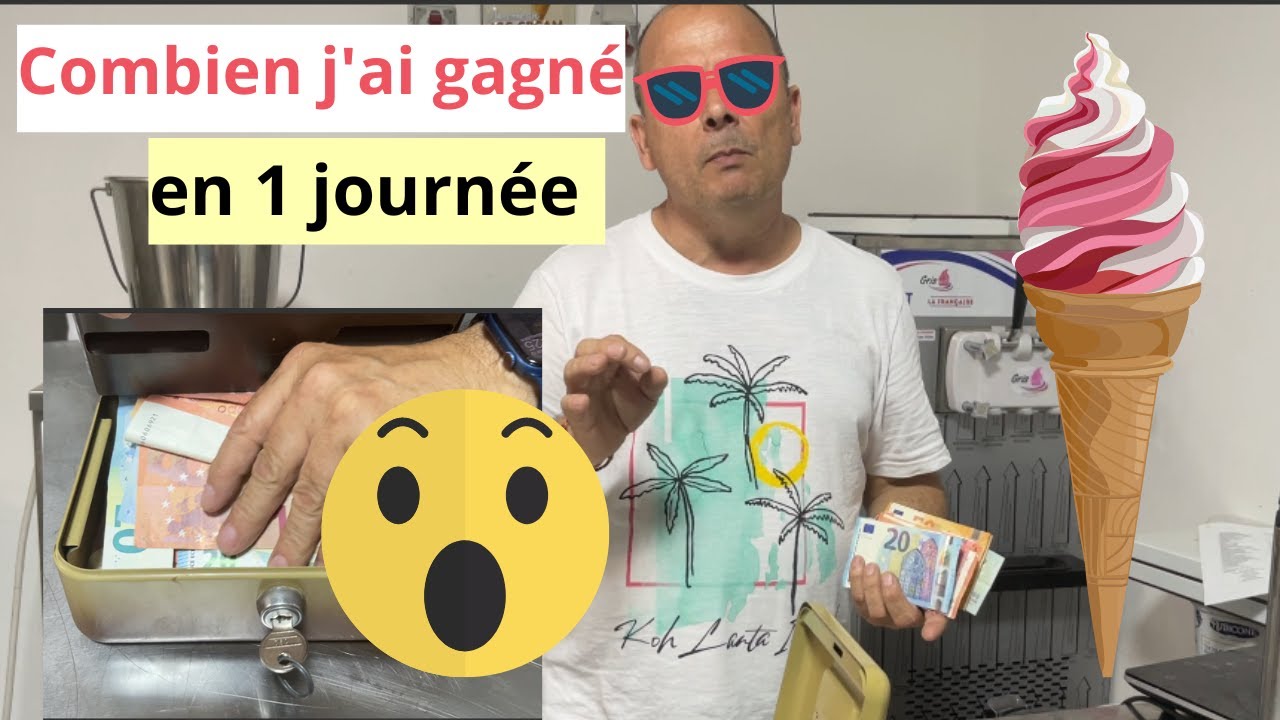 Gagnez Gros en Vendant des Glaces à l'Italienne - Regardez Combien J'ai Gagné en une Journée