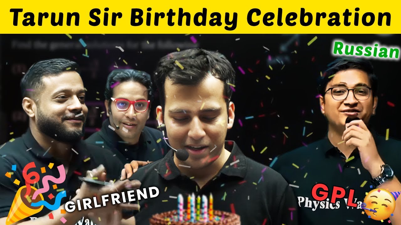 Tarun Sir Birthday Celebration 🥳🎂 | Calls from Teachers To Wish Sir | Saleem Sir Rajwant Sir Sachin