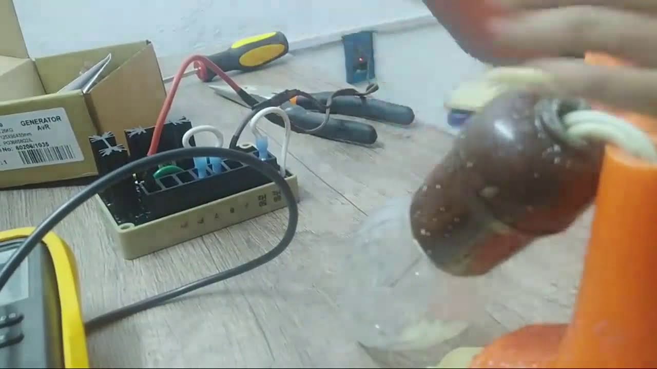 ¿Probar AVR de Generador sin Escobillas y sin el generador?