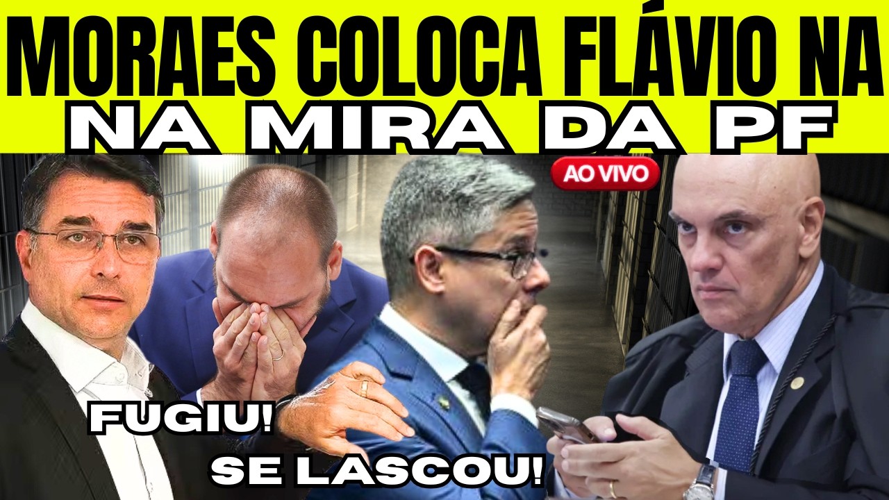Moraes manda Fl&aacute;vio pra PF! Eduardo broXou e n&atilde;o comparece a interrogat&oacute;rio! Senador se lascou todo!