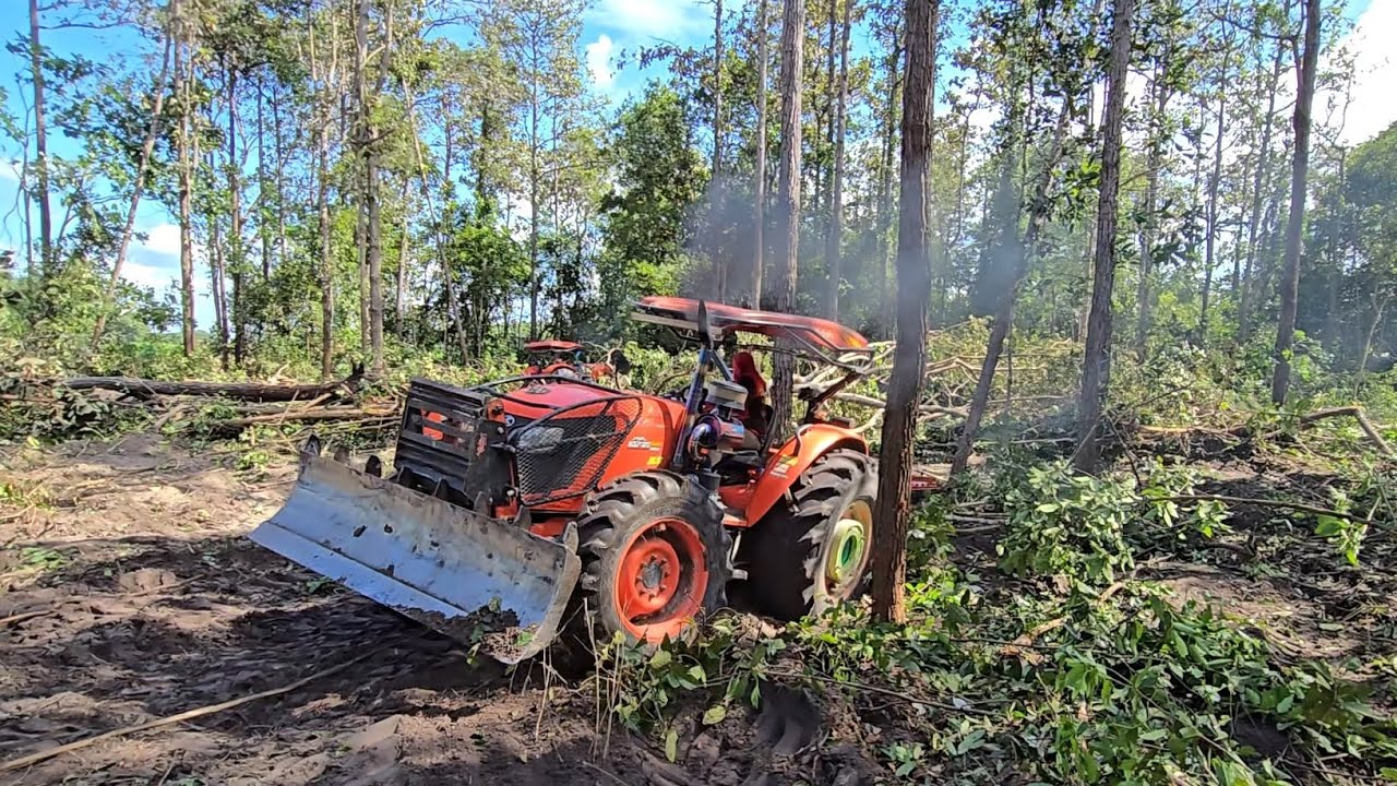Kubota m9540 ตีป่า #kubota 