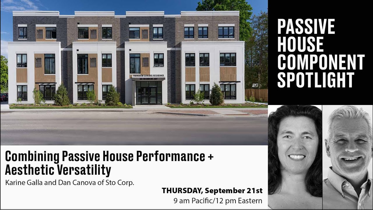 Sto Corp Component Spotlight: Combining Passive House Performance + Aesthetic Versatility