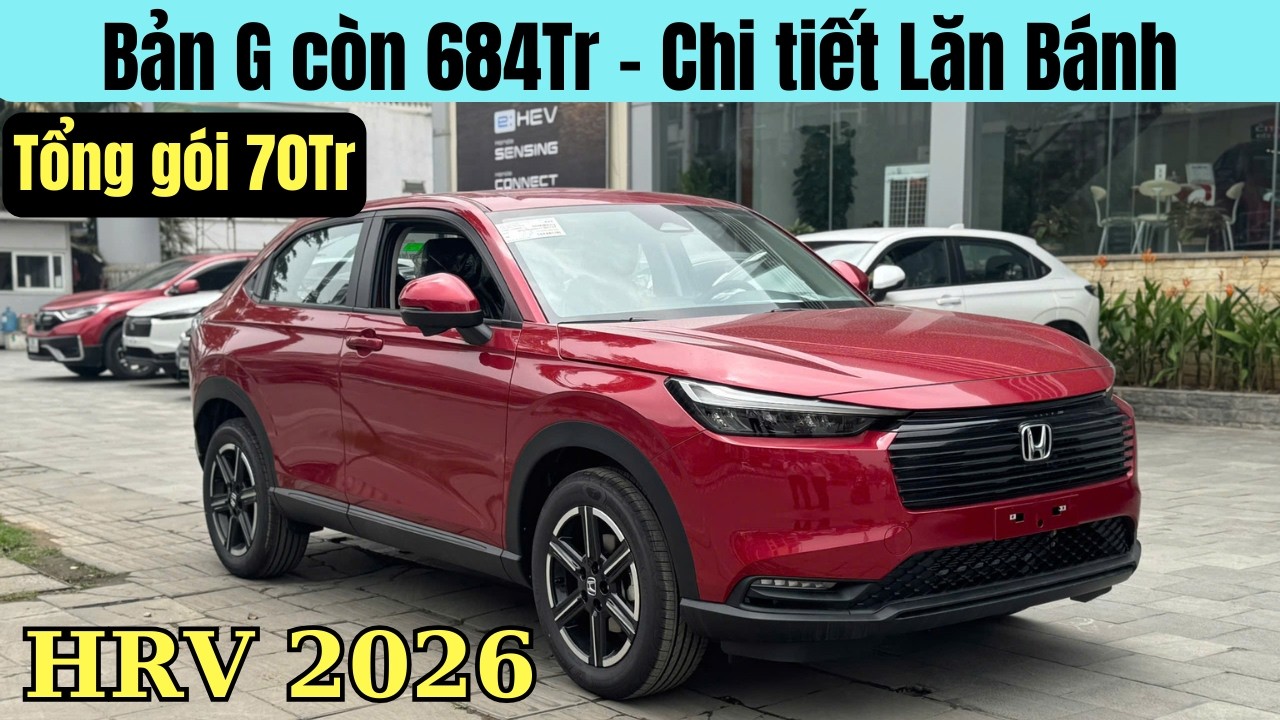 ✅Honda HRV 2026 Tung chính sách Khuyến Mại tháng 3 | Tổng Gói Ưu Đãi 70 Triệu | Giá cao hơn Xforce