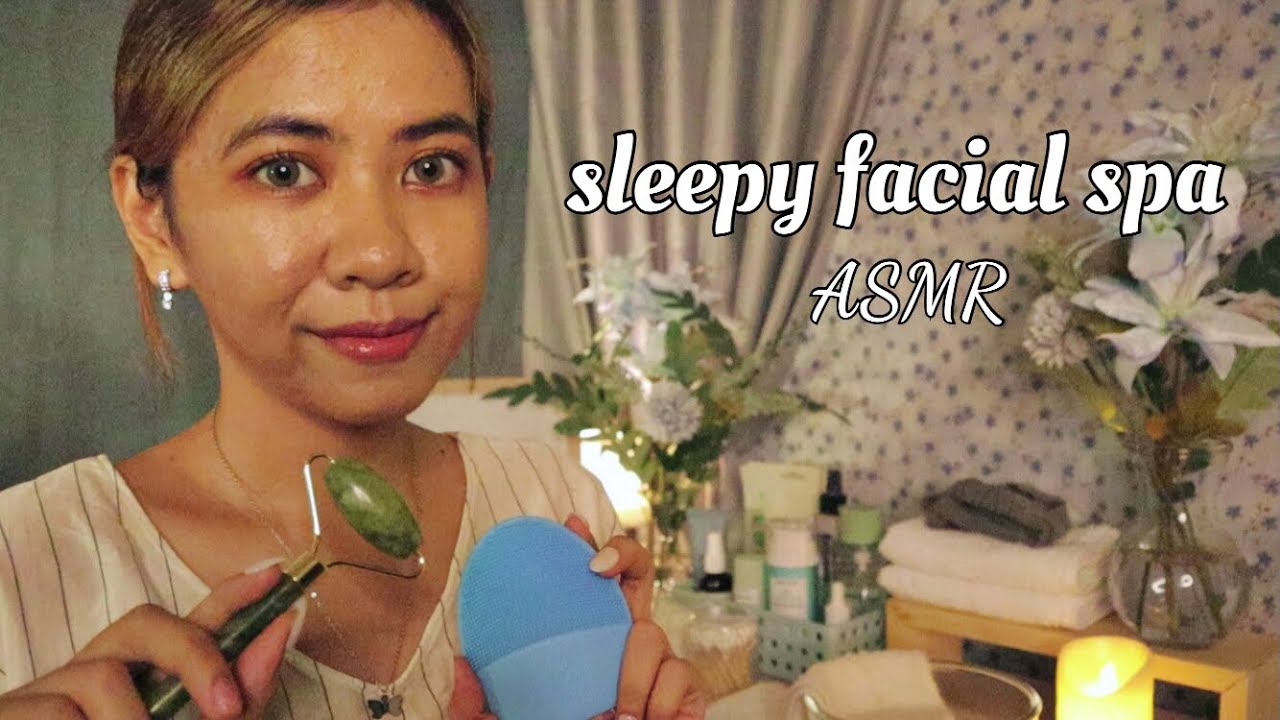 [ASMR] Spa Bintang 5 - Sleepy Facial Spa Treatment 🌿💙 (Layered Sounds) | ASMR Indonesia