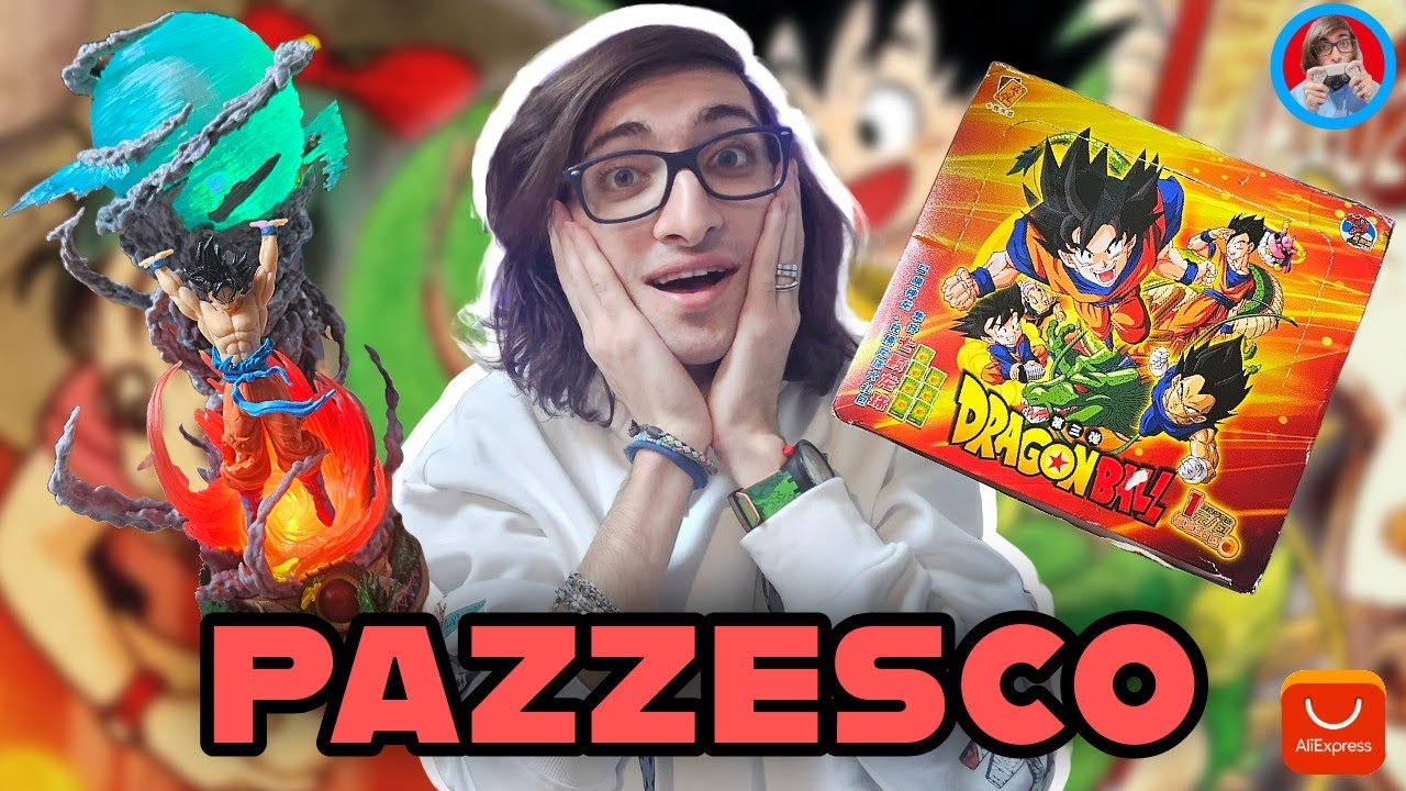 👉 GOKU GENKIDAMA SI ILLUMINA e CARTE che PUZZANO 🤢 | Unboxing Dragon Ball da AliExpress