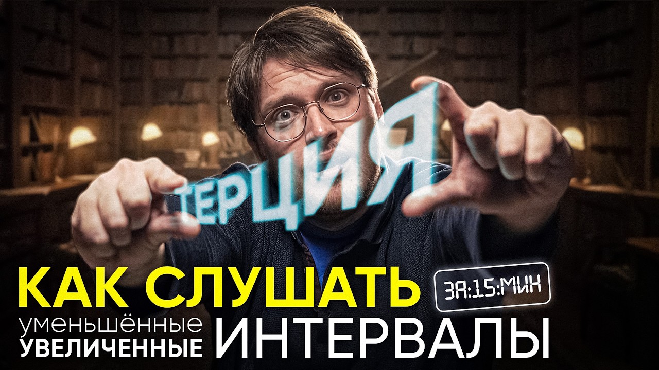 РАЗВИВАЕМ СЛУХ - Хроматические интервалы на слух за 15 минут