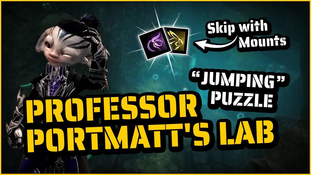 Professor Portmatt's Lab Jumping Puzzle & Mount Skip | Bloodtide Coast JP in Guild Wars 2