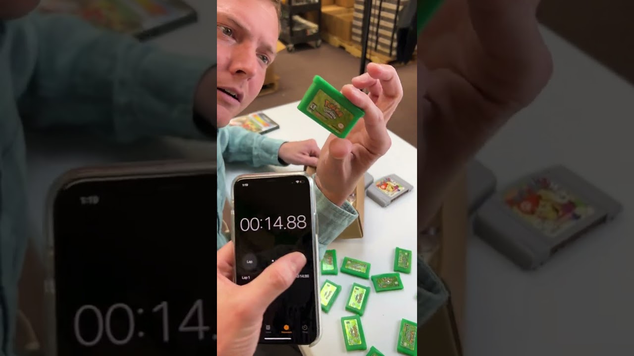 Can Joey spot the fake Pok&eacute;mon Leaf Green in time?