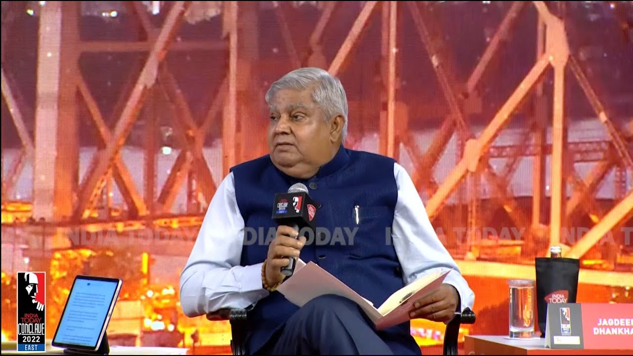 India Today Conclave East: Guv Jagdeep Dhankhar On Post-Election Violence, Mafia In West Bengal