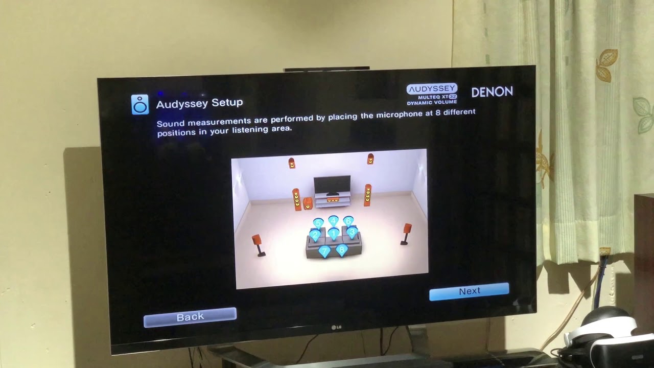 後補 DENON AVR X4500H set up