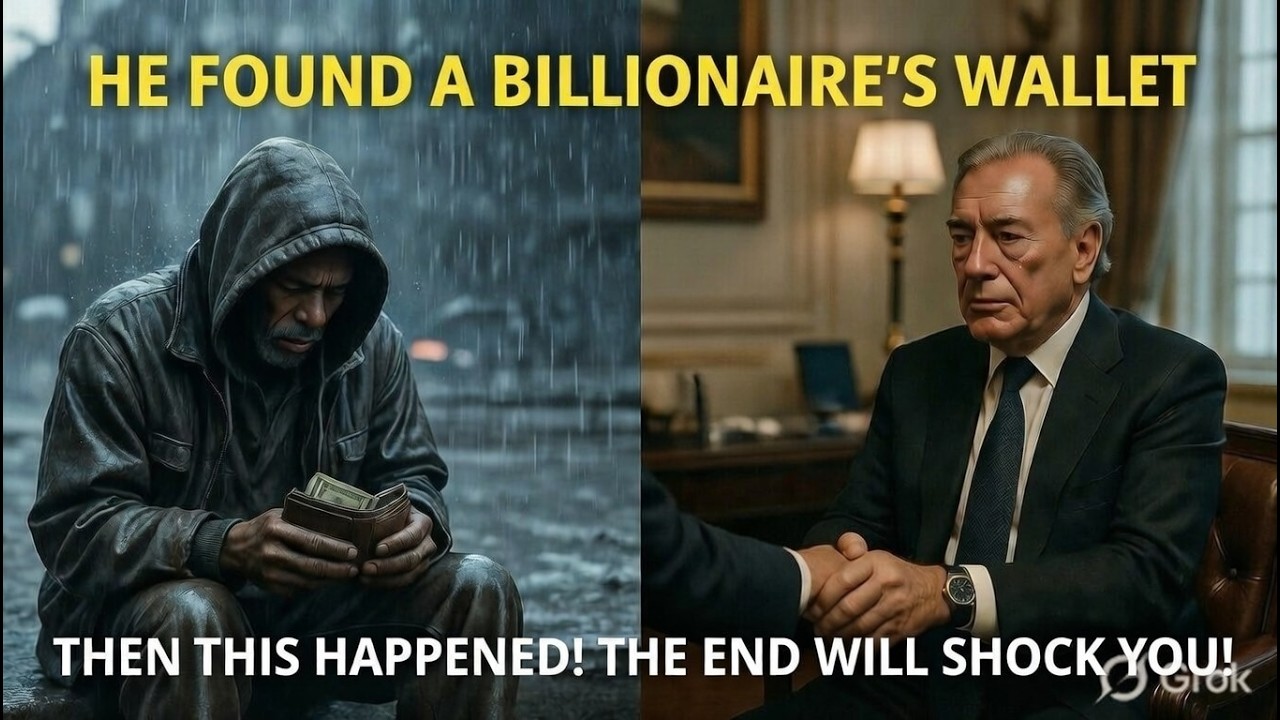 Homeless Black Man Found a Wallet—What He Did with It Made the Billionaire Cry! (SHOCKING)