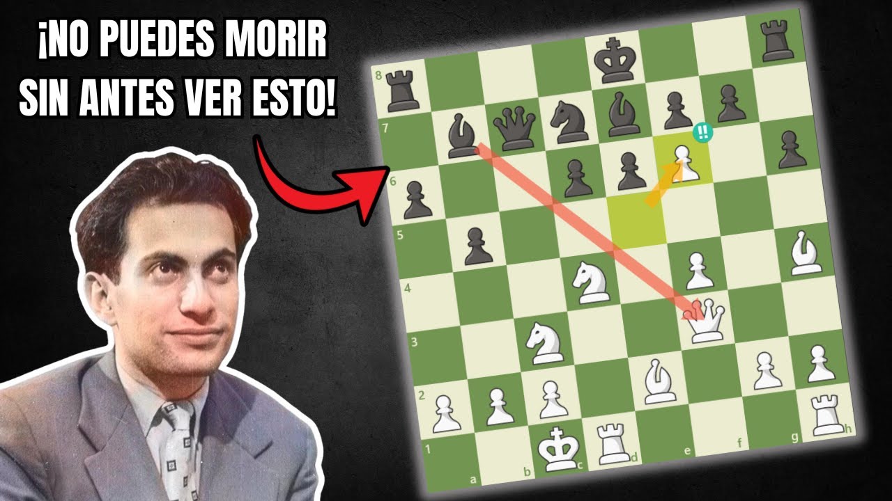 ¡¡¡El mago Mikhail Tal SACRIFICA ABSOLUTAMENTE TODO!!!