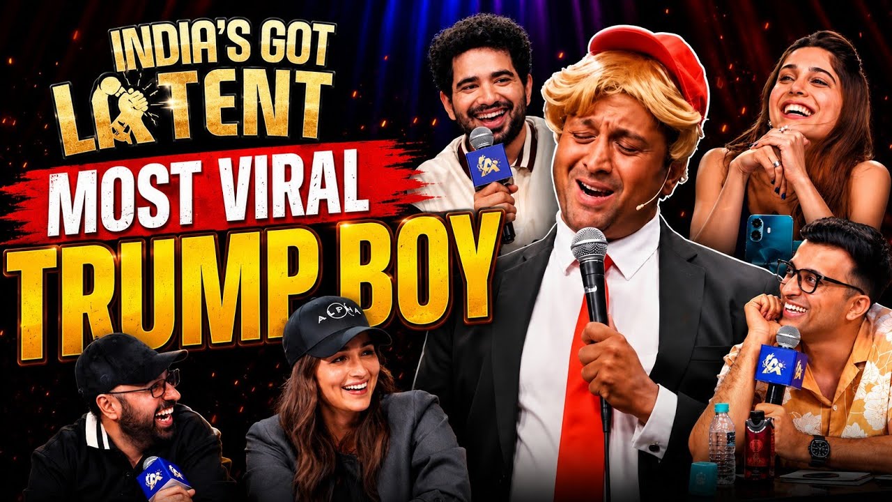 Viral Donald Trump Boy at India's Got Latent#samayraina#indiasgotlatent # donaldtrump #latentclips 
