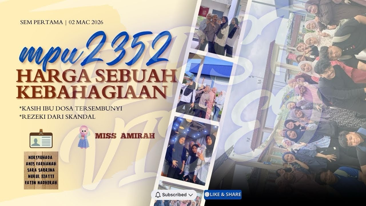 ASSIGNMENT GUYSS !! HIHI MUAH 
