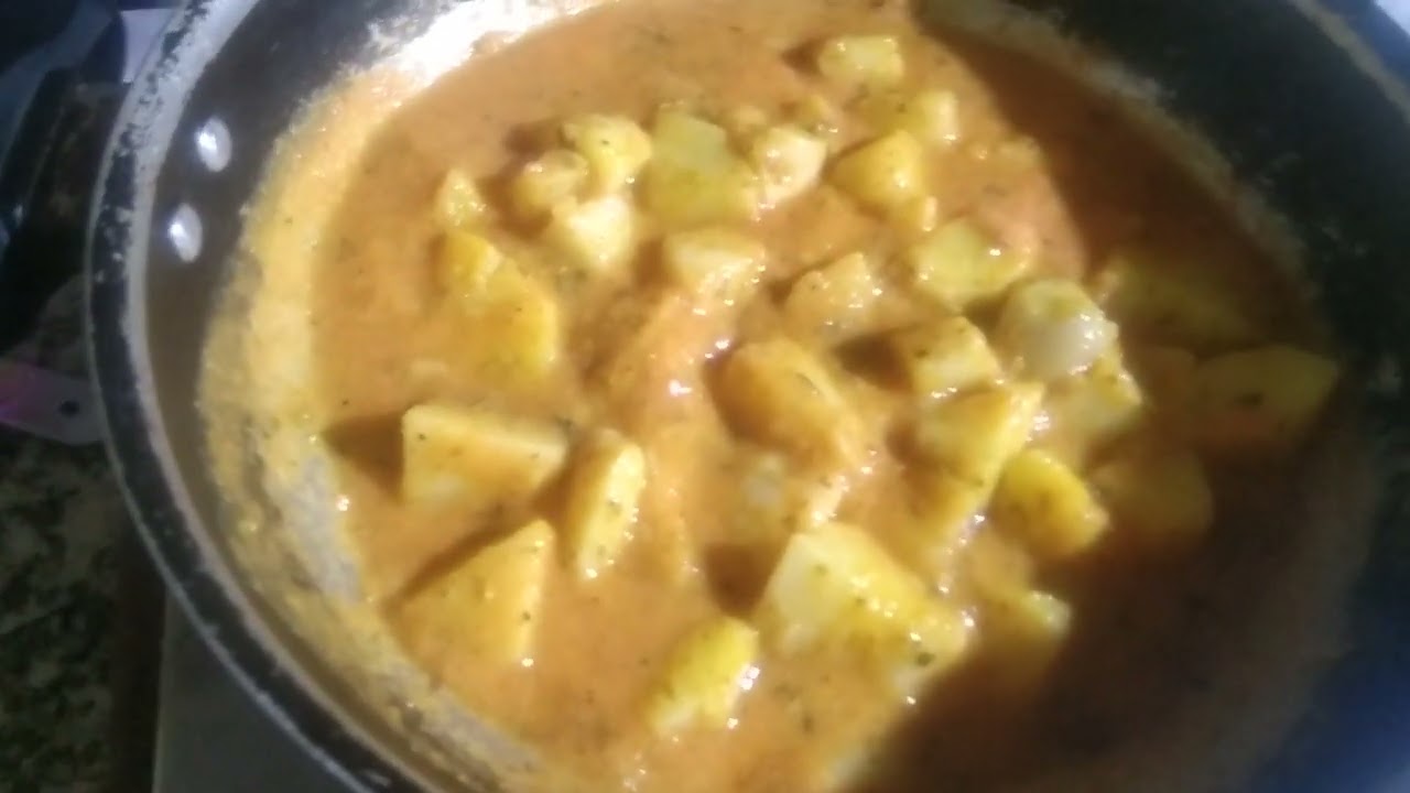 Aalu tamater with out ginger garlic