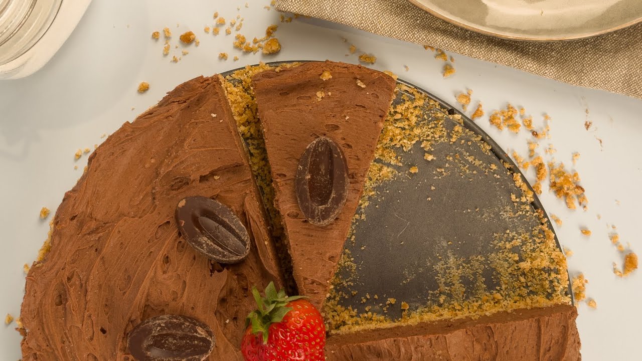Det B&Auml;STA receptet f&ouml;r chokladcheesecake - en fryst dessert med philadelphiaost och m&ouml;rk choklad