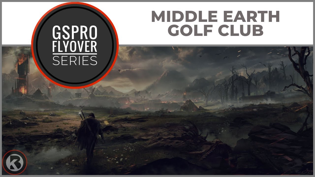 GSPro Course Flyover - Middle Earth Golf Club - Designed by Guy Holman/Greg McDonald