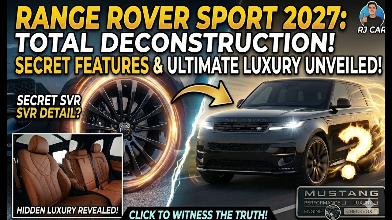 Range Rover Sport 2027 &mdash; Najlepsze doświadczenie luksusowego SUV-a! Wnętrze, nadwozie i pełna rec...