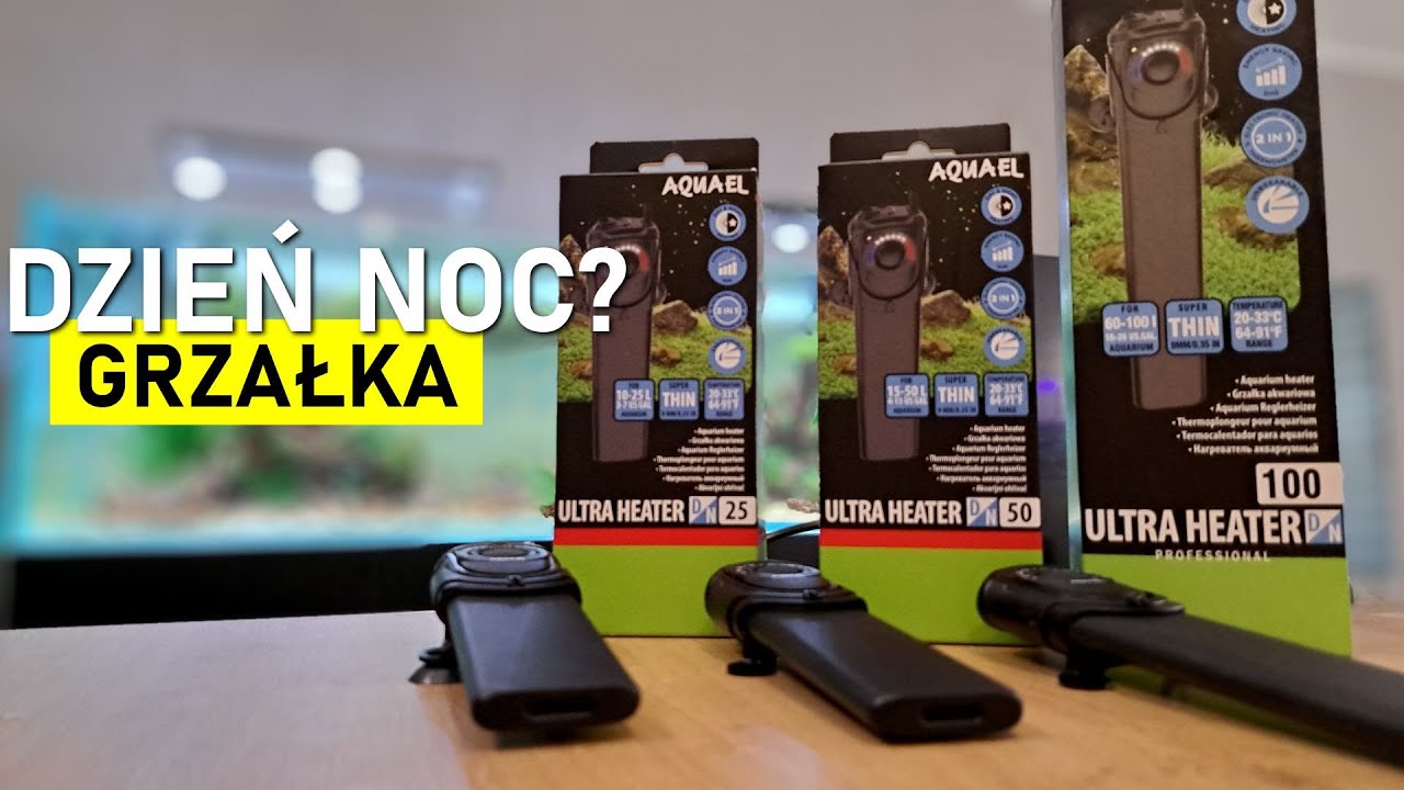 Aquael UltraHeater Day&Night - Grzałki Akwariowe