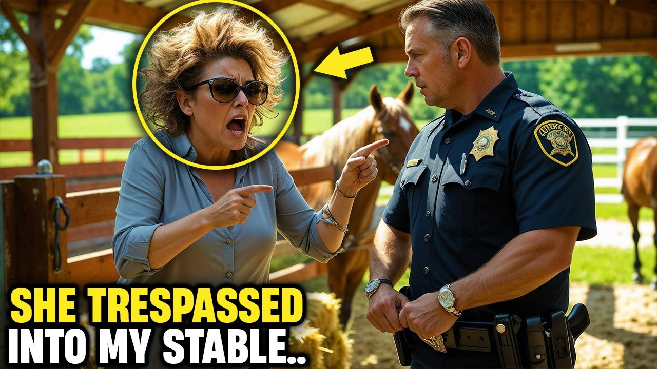 Karen From HOA Trespassed Into My Stable, So I Reported Her And She Ended Up In Handcuffs!