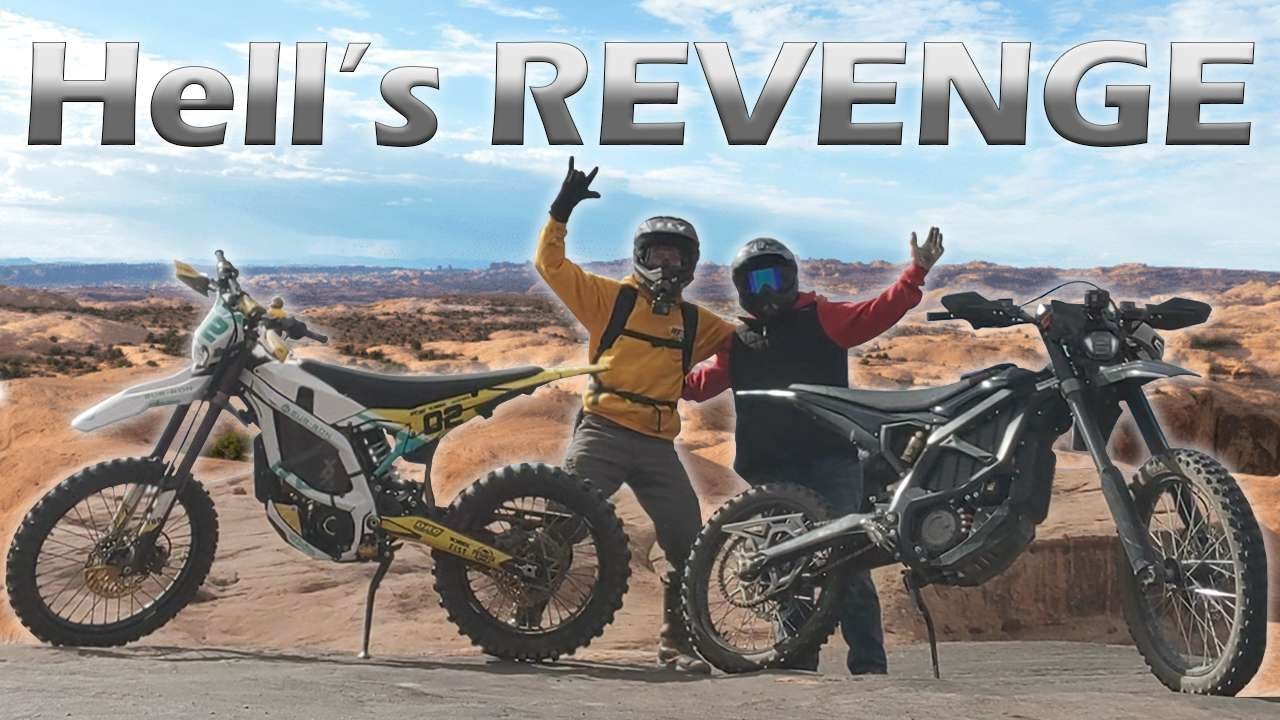 E-Bike Vs. HELL'S REVENGE! Moab, Utah Riding Vlog