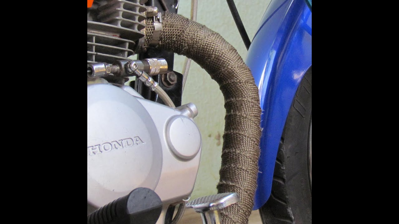 Fita térmica (MANTA) para escapamento de moto
