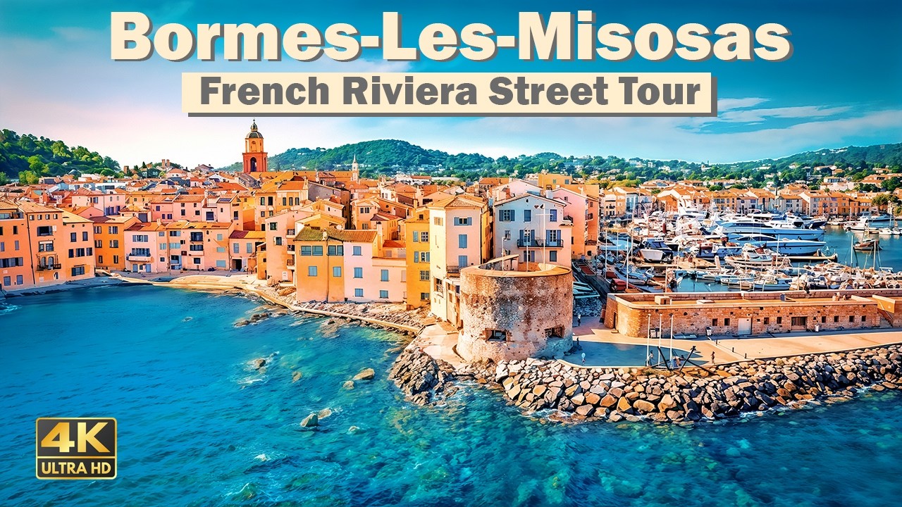 The most beautiful village I've ever seen!!! Bormes Les Mimosas in 4K