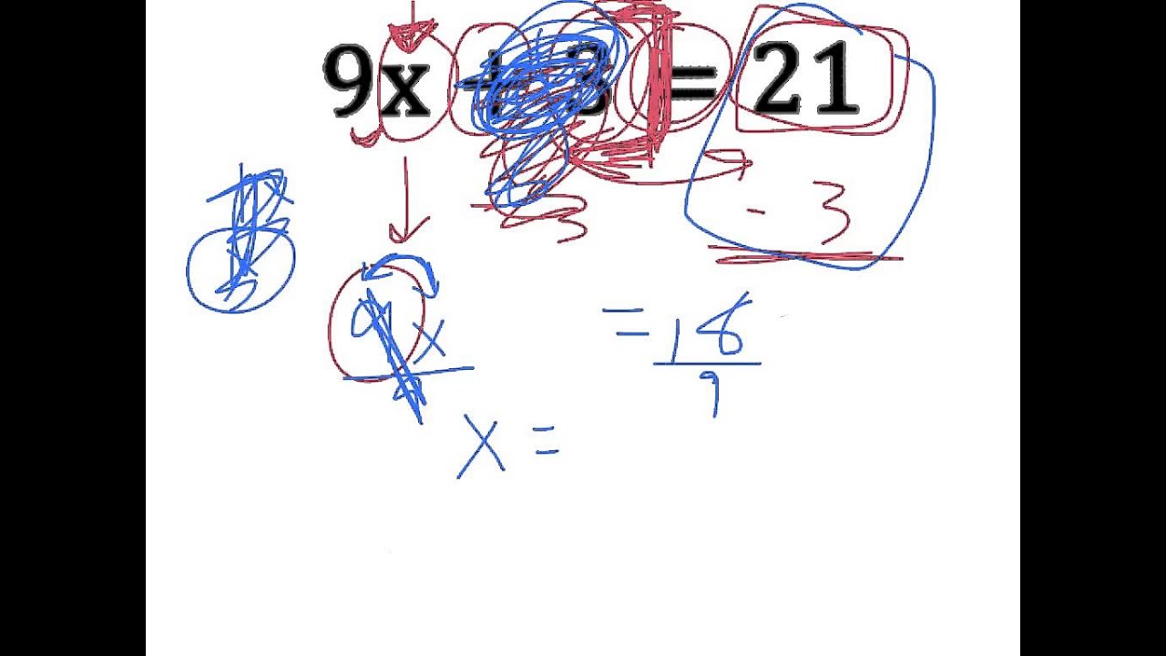 Solving 2 Step Equations