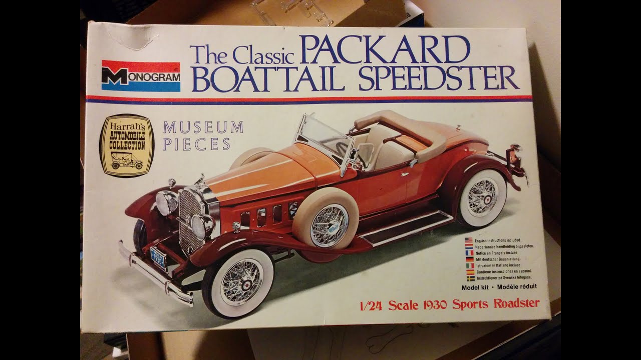 Building Packard Model Pt1, 1930 speedster