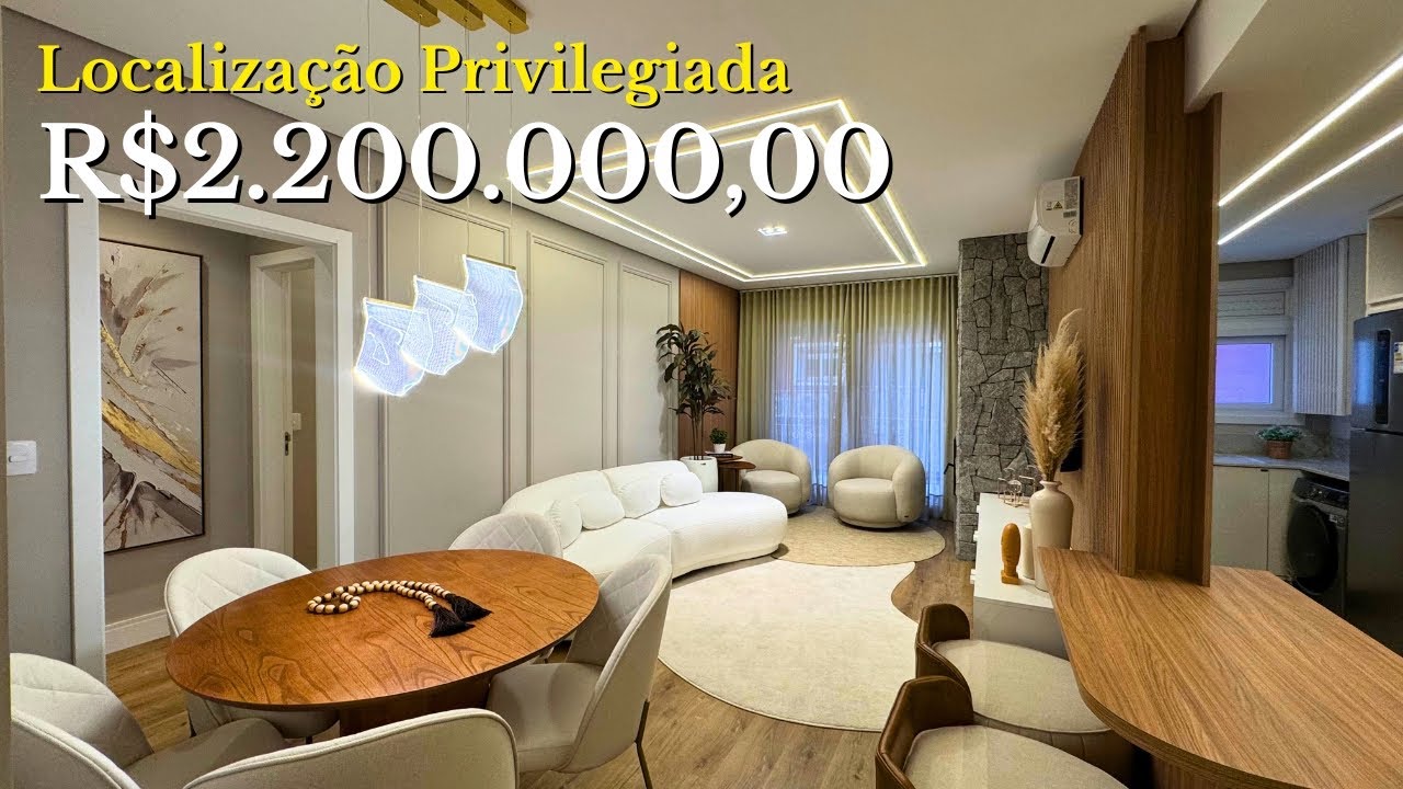 Apartamento Mobiliado à Venda em Gramado | 2 Suítes, Lareira e Estilo no Centro da Cidade!