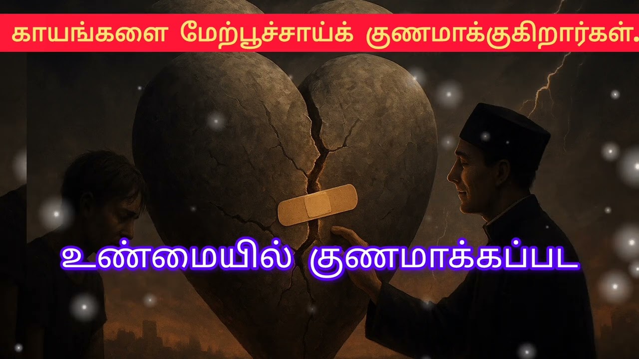 காயங்களை மேற்பூச்சாய்க் குணமாக்குகிறார்கள் #latestbiblemessage #truechristianity 