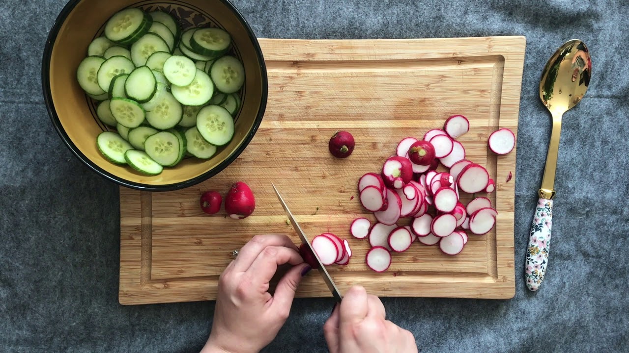 Cucumber Radish Salad