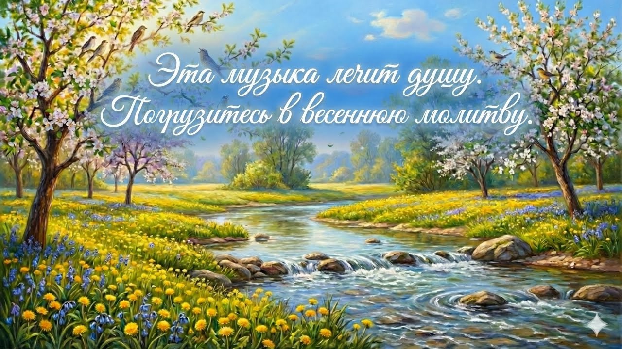 Улыбка безмятежна у апреля — Песня о красоте мира