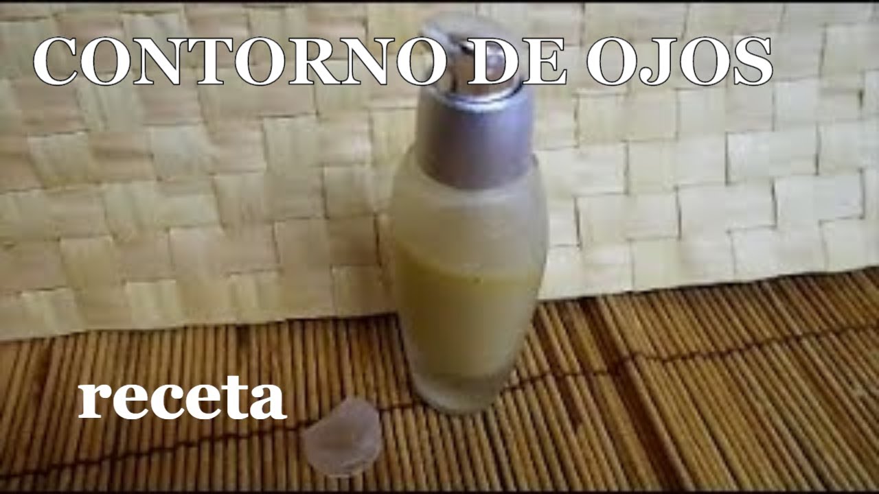 Cómo hacer un CONTORNO DE OJOS NATURAL en casa (emulsionante casero)