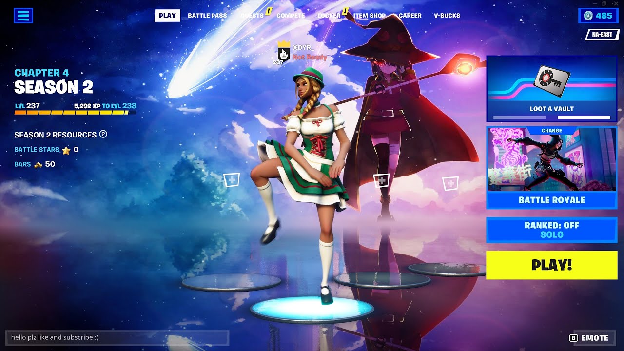 Requested Skin Fortnite lobby dance for tiktok! by @isatoh